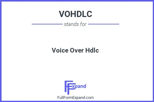 Full form of VOHDLC