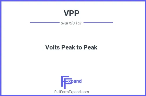 Full form of VPP