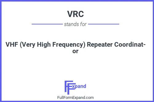 Full form of VRC