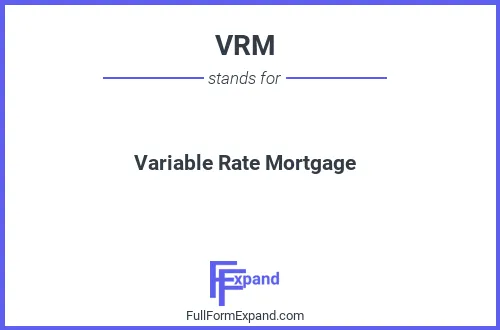 Full form of VRM