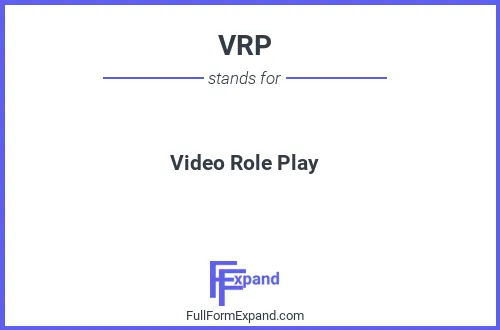 Full form of VRP