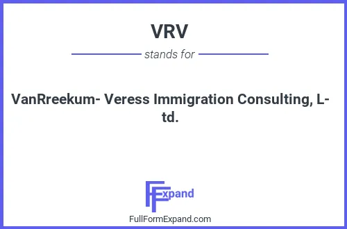 Full form of VRV