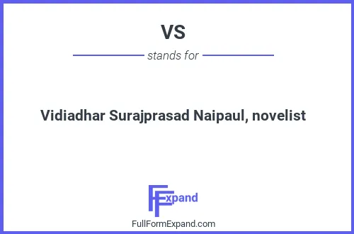 Full form of VS