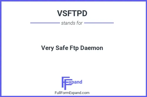Full form of VSFTPD