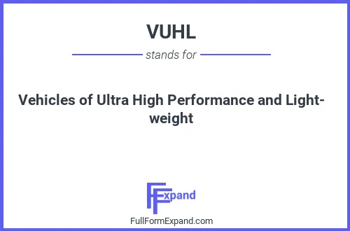 Full form of VUHL