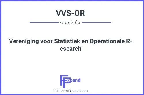 Full form of VVS-OR