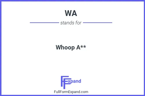 Full form of WA