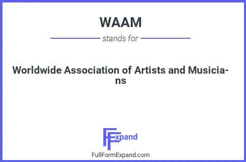 Full form of WAAM