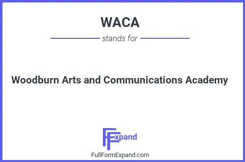 Full form of WACA