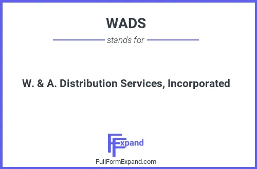 Full form of WADS