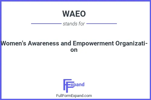 Full form of WAEO