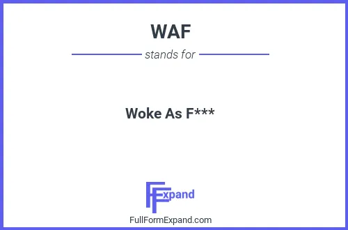 Full form of WAF