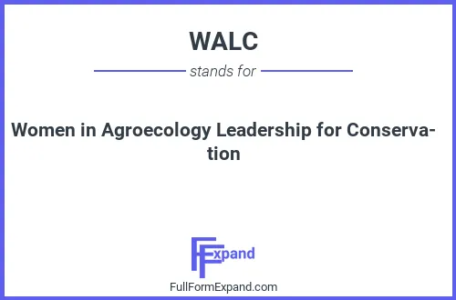 Full form of WALC