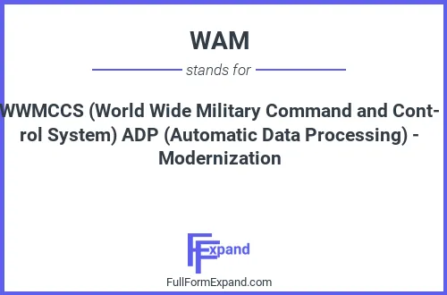 Full form of WAM