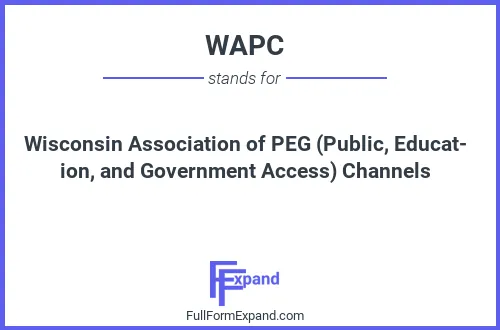 Full form of WAPC