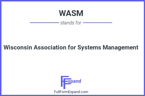 Full form of WASM