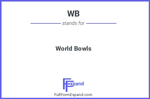 Full form of WB