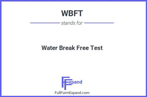 Full form of WBFT