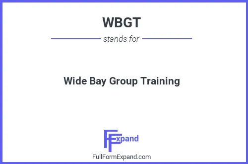 Full form of WBGT