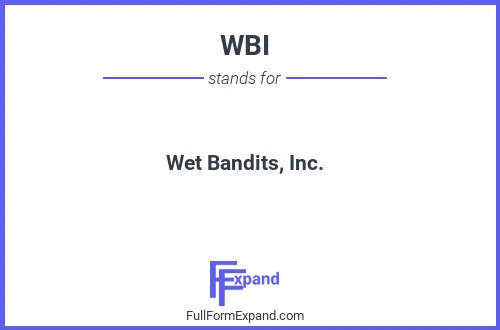 Full form of WBI