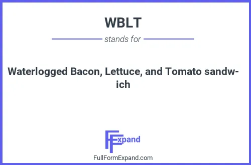 Full form of WBLT