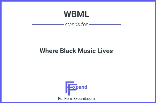 Full form of WBML