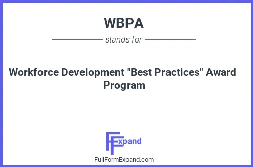 Full form of WBPA