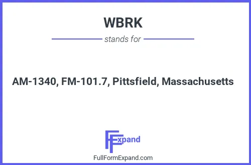 Full form of WBRK