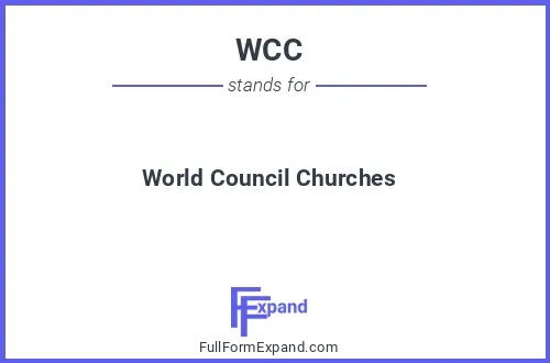 Full form of WCC