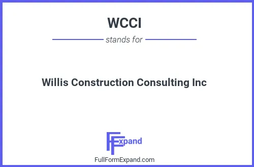Full form of WCCI
