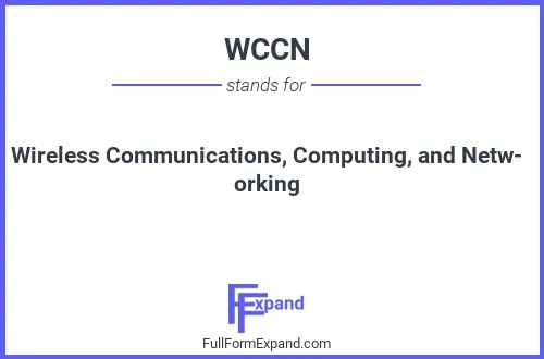 Full form of WCCN