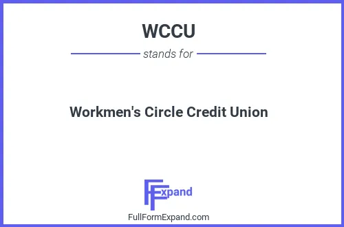 Full form of WCCU