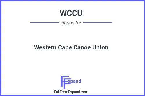 Full form of WCCU