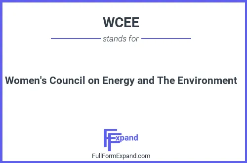 Full form of WCEE