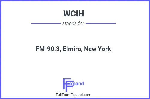 Full form of WCIH