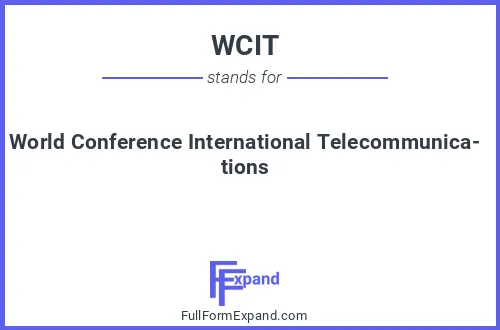 Full form of WCIT