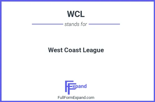 Full form of WCL
