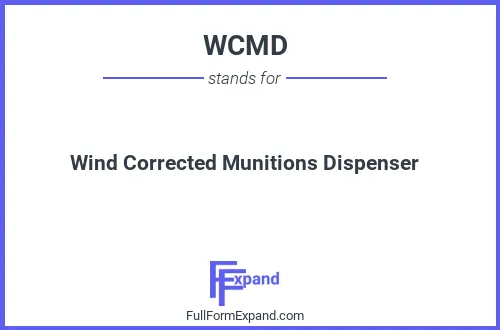 Full form of WCMD