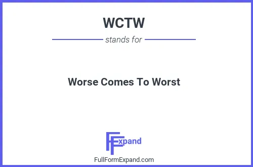 Full form of WCTW