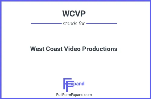 Full form of WCVP