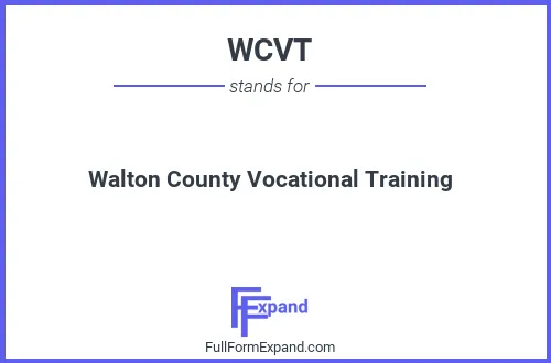 Full form of WCVT