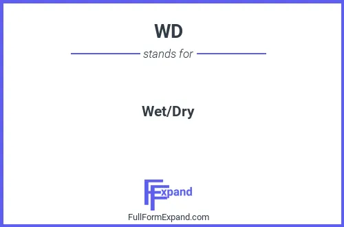 Full form of WD