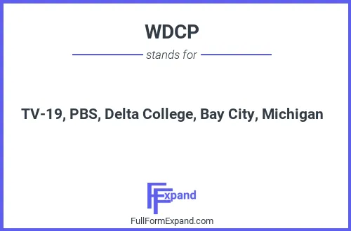 Full form of WDCP
