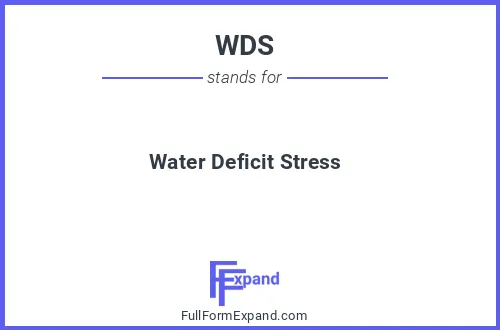 Full form of WDS