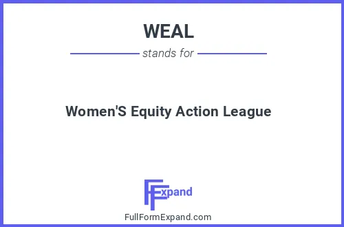 Full form of WEAL