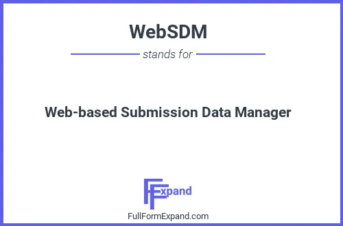 Full form of WebSDM
