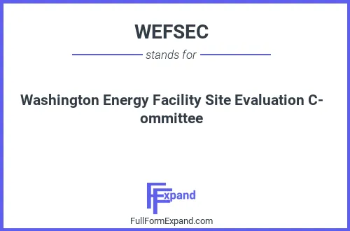 Full form of WEFSEC