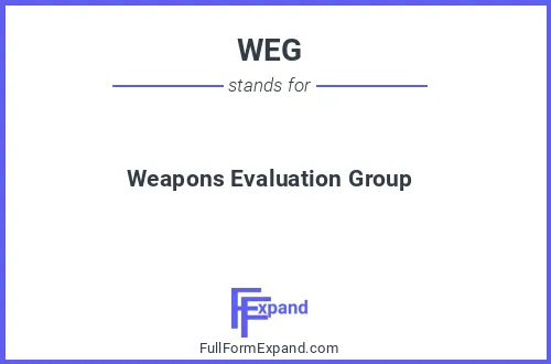 Full form of WEG