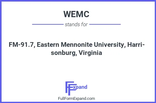 Full form of WEMC