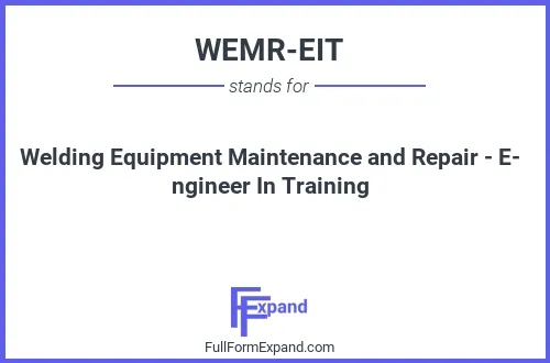 Full form of WEMR-EIT